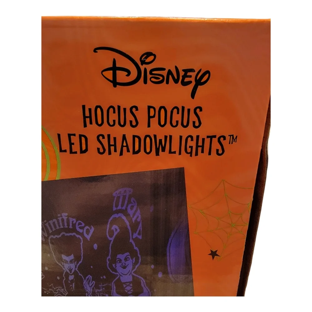 Disney Hocus Pocus‎ LED Shadowlights Rotating Halloween Scene Light New